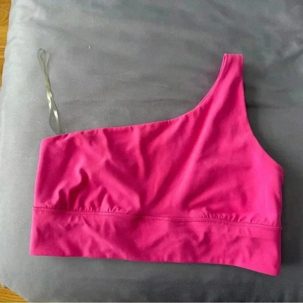 Lululemon Align Asymmetrical pink bra size 14 - Picture 3 of 5